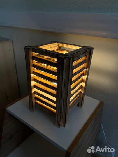 Светильник настольный обожжённый