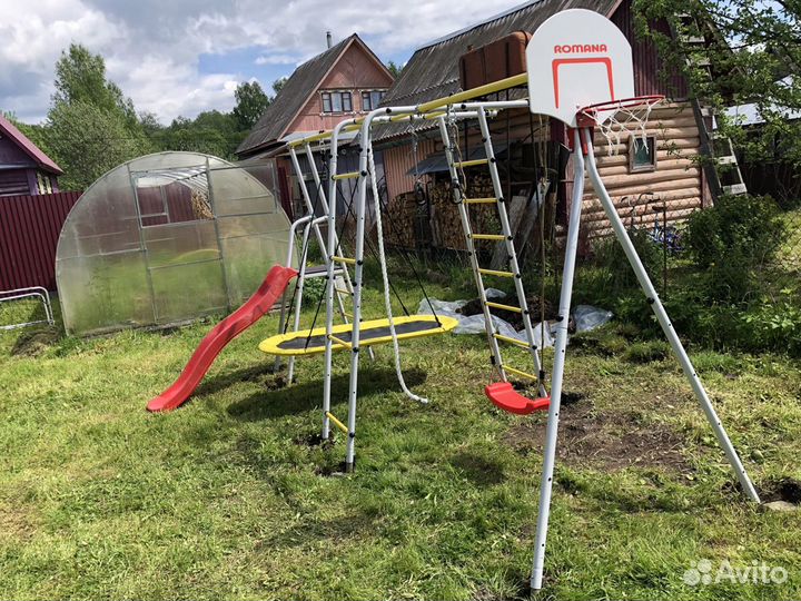 Монтаж детских дачных спортных площадок