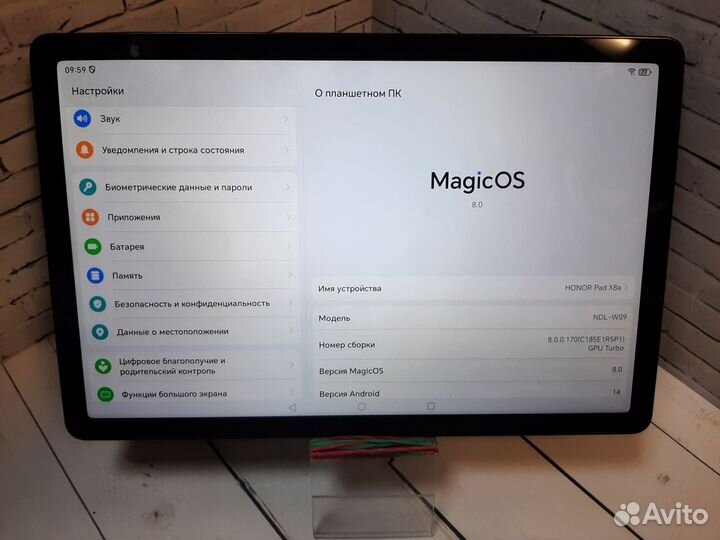 Планшет Honor pad x8a