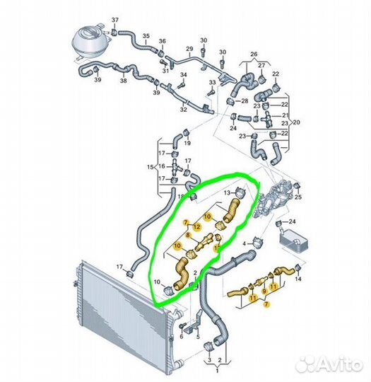 Патрубок Volkswagen Polo CWV 813497 2020