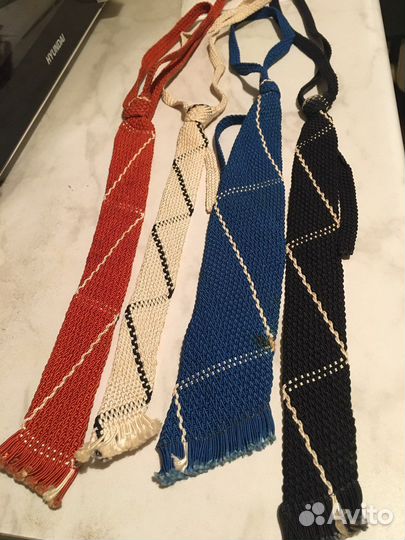 Галстуки мужские плетёные