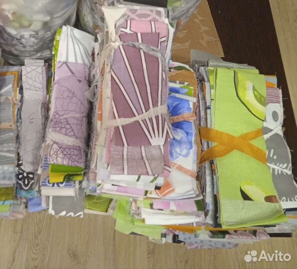 Лоскут весовой полосками бронь