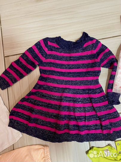 Вещи пакетом на девочку 74 80