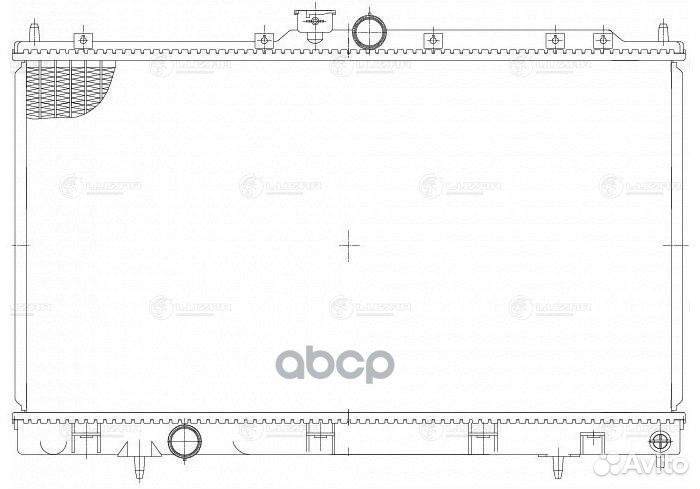 Радиатор охлаждения двигателя LRC1157 luzar