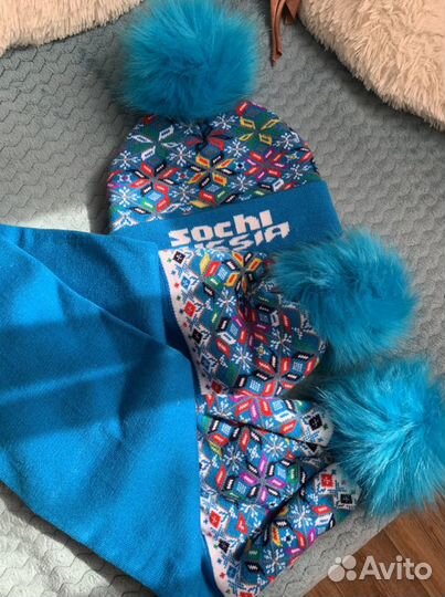 Комплект шапка и шарф