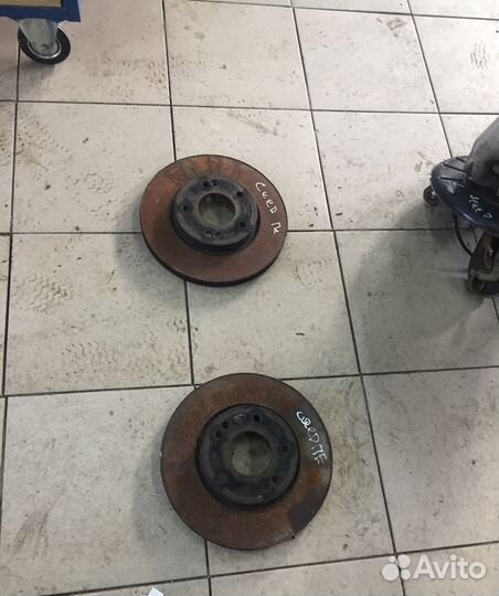 Kia ceed 2014 диски тормозные перед