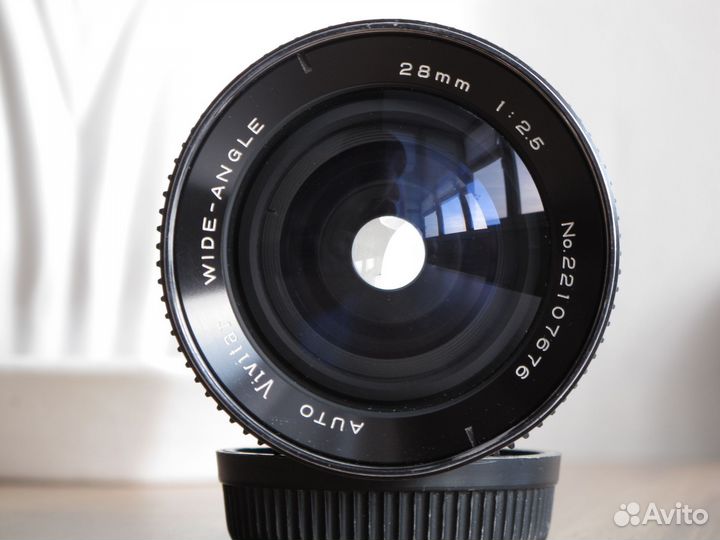 Объектив vivitar 28 mm f 2.5 Konika AR