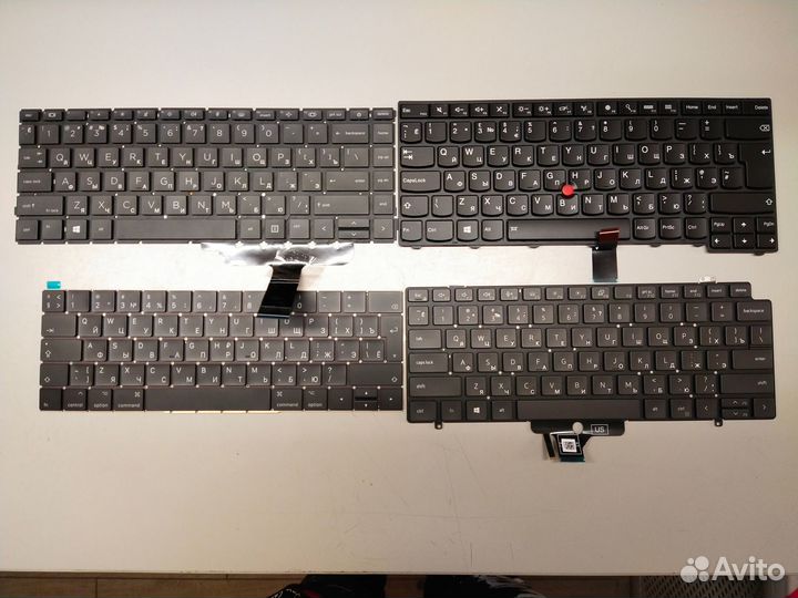 Клавиатуры для ноутбуков Lenovo, HP, Dell