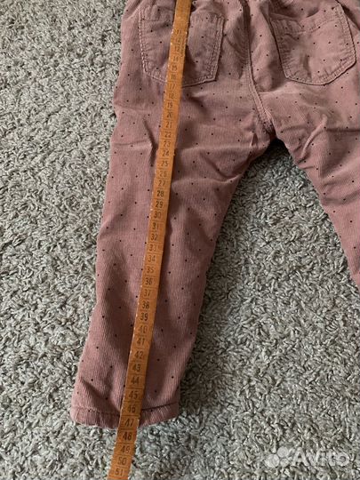 Брюки zara теплые для девочки