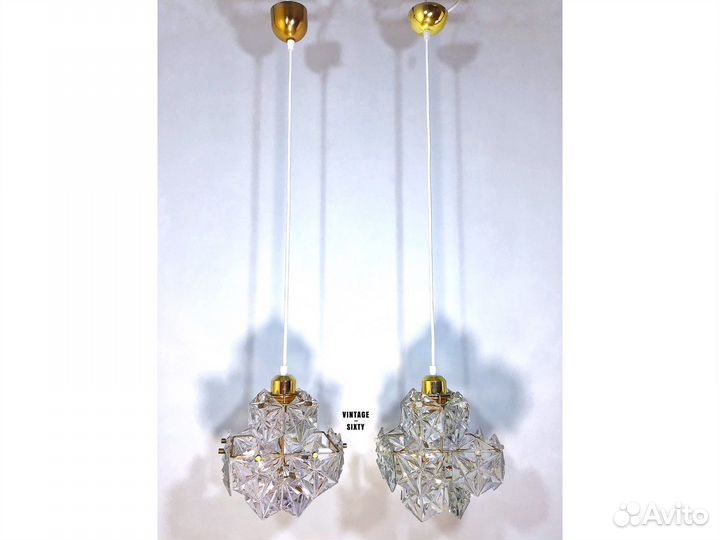 Светильник подвесной хрустальный СССР