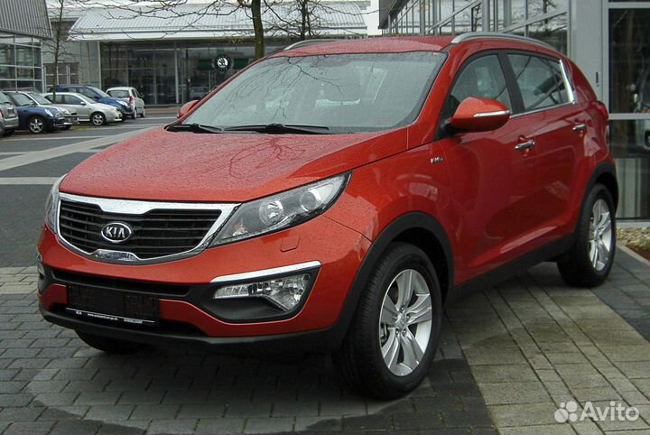 Птф правая Kia Sportage 3 с кронштейном