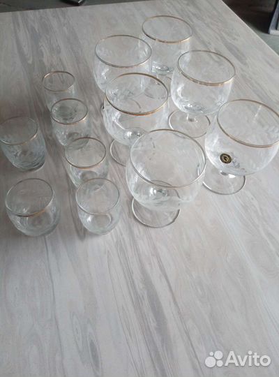 Бокалы и рюмки хрусталь