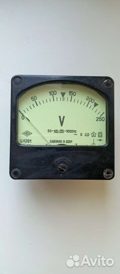 Фосфорный вольтметр 1965 года
