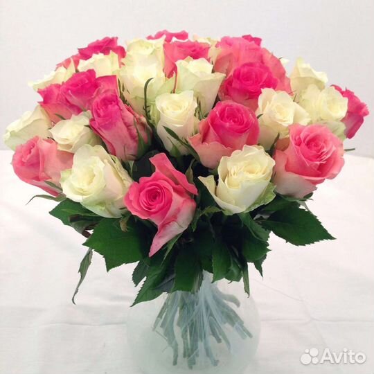 Цветы розы букет