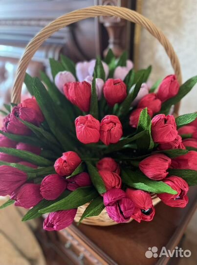 Тюльпаны с конфетами