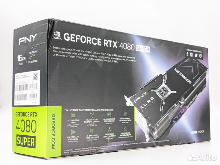 PNY geforce rtx 4080 super verto oc 16gb gddr6x pc