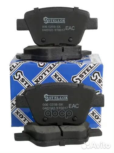 Колодки тормозные дисковые 000025B-SX Stellox