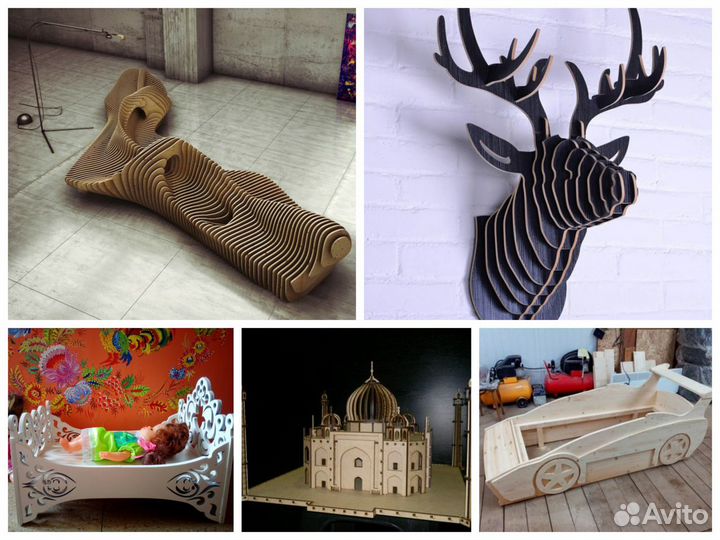 Обьёмные и плоские шаблоны для CNC / чпу