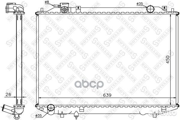 10-25474-SX радиатор системы охлаждения Ford R