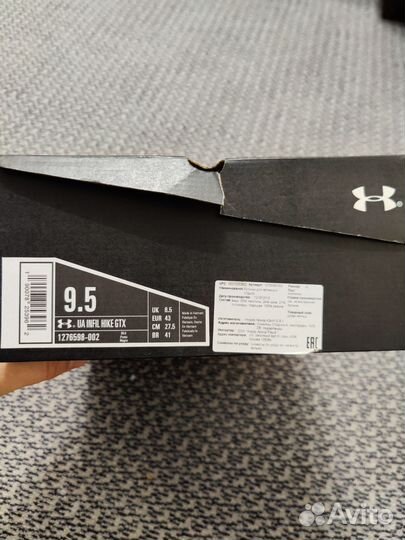 Ботинки Under armour Infil Hike GTX