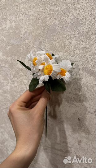 Цветы искусственные ромашки