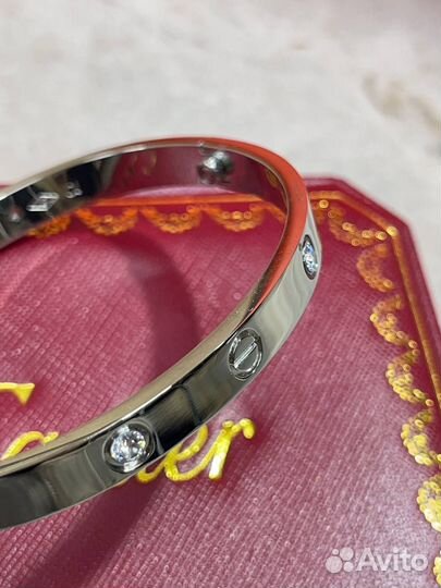 Браслет Cartier Love (камни)