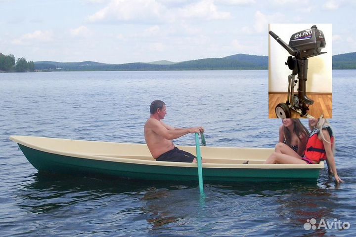 Лодка с мотором Виза Нейва - 4 Sea - Pro T 3S