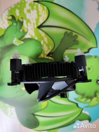 Чёрный кулер для процессора intel