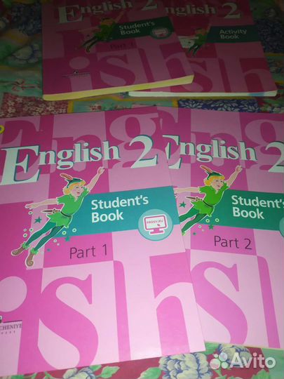 Учебники, рабочие тетради по англ. языку 2-4классы