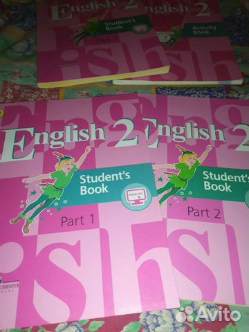 Учебники, рабочие тетради по англ. языку 2-4классы