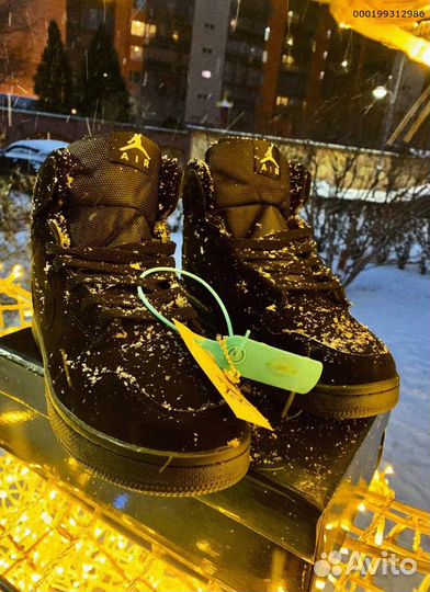 Кроссовки Nike Air Jordan тёплые (Арт.40241)