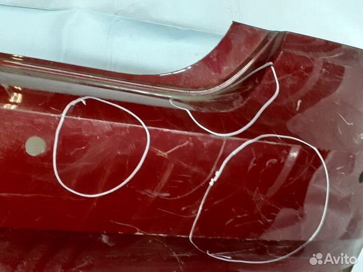 Задний бампер Volkswagen Polo 2018