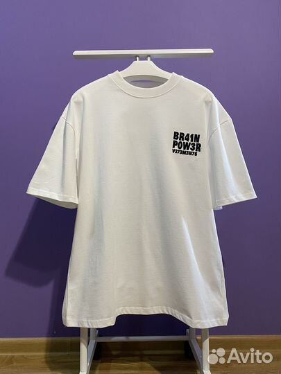 Vetements футболка оверсайз хлопковая (хит 2024)