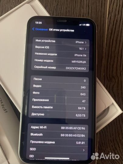 iPhone Xr, 64 ГБ