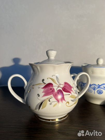 Сахарница фарфор СССР