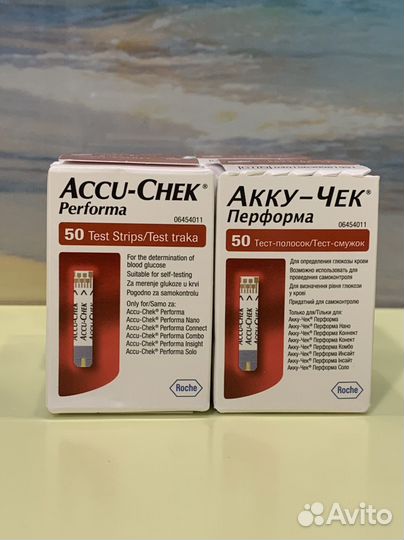 Тест полоски акку чек перформа