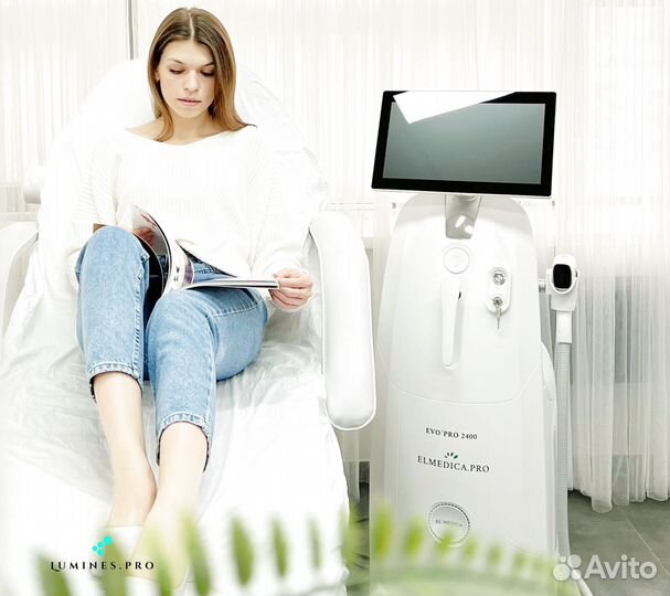Диодный лазер для эпиляции люминес Evo Pro 2400 Вт
