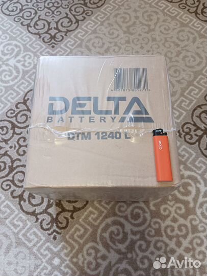 Аккумулятор тяговый delta 12 вольт 40 ампер часов