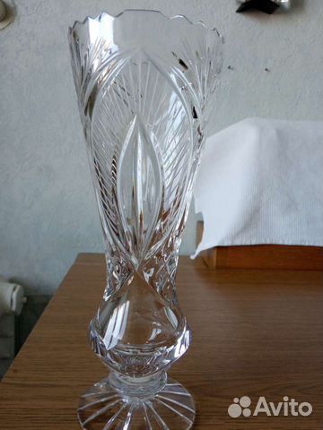 Хрустальные вазы и штоф