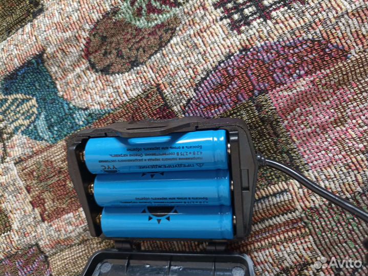 Налобный фонарь аккумуляторный