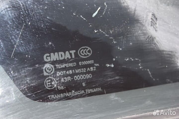 Стекло кузовное глухое левое для Chevrolet Lacetti