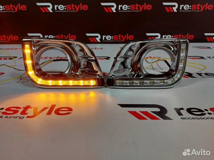 Накладки на туманки Land Cruiser Prado 150 R1630