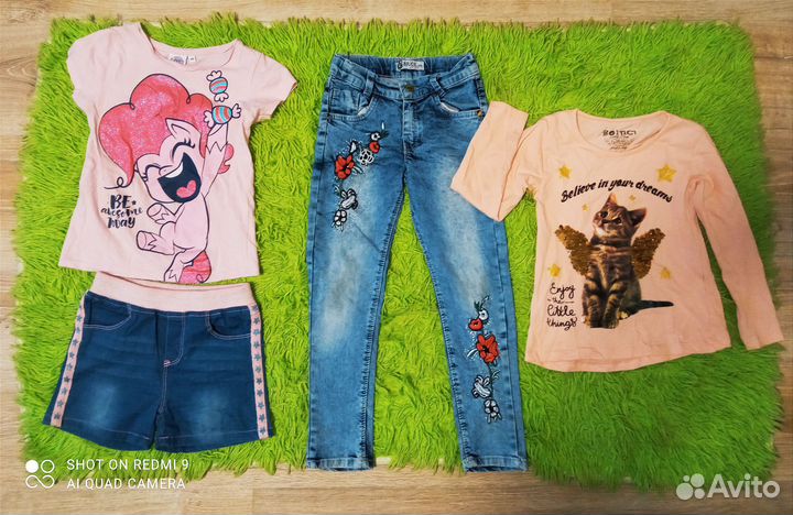 Пакеты вещей для девочки 5-6