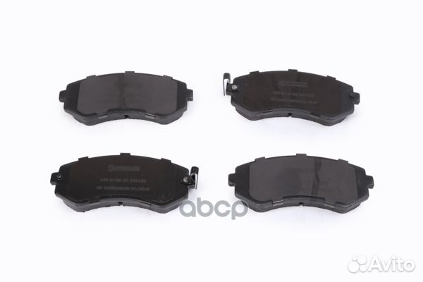 328 012B-SX колодки дисковые п. с антискр. пл