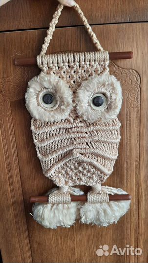 Сова, макраме