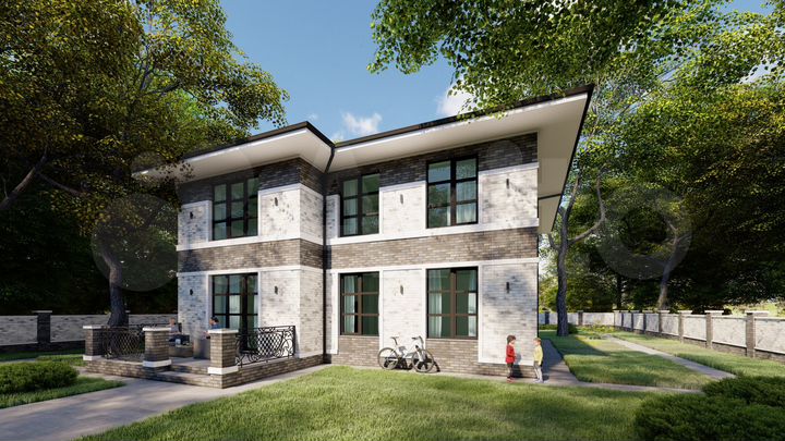 Коттедж 300 м² на участке 8 сот.