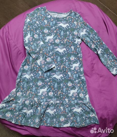 Платья и футболки для девочки 104-128