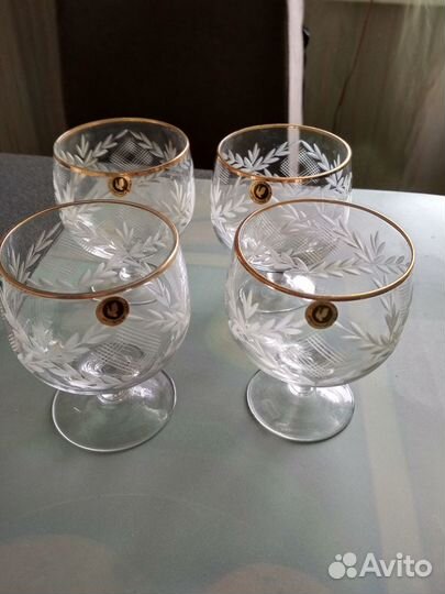 Фужеры, рюмки Гусь-Хрустальный завод, СССР