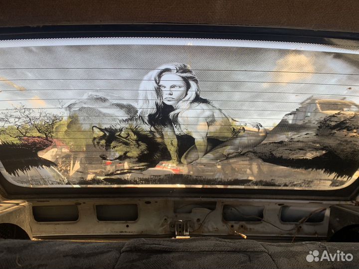 Стекло заднее с шелкографией на Ваз 2109