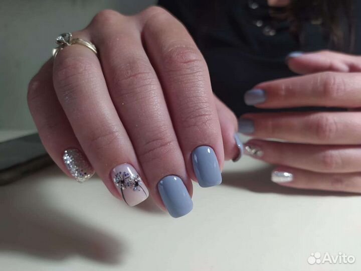 Маникюр.Покрытие гель лаком.Дизайн